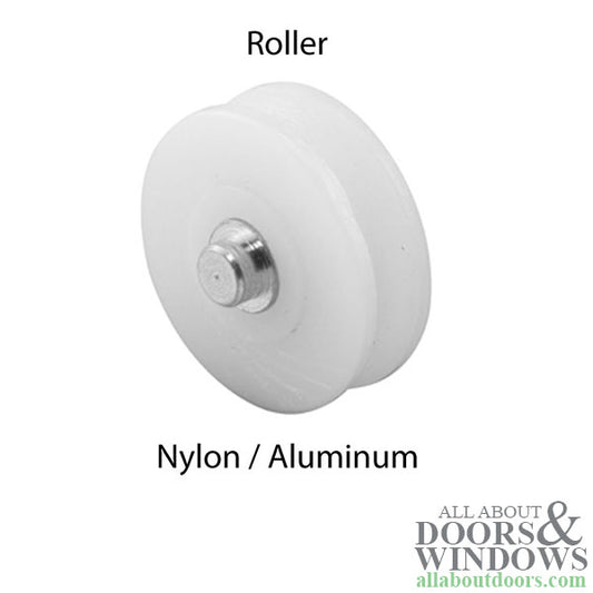Roller (Grooved) - Sliding Windows, Nylon / Aluminum