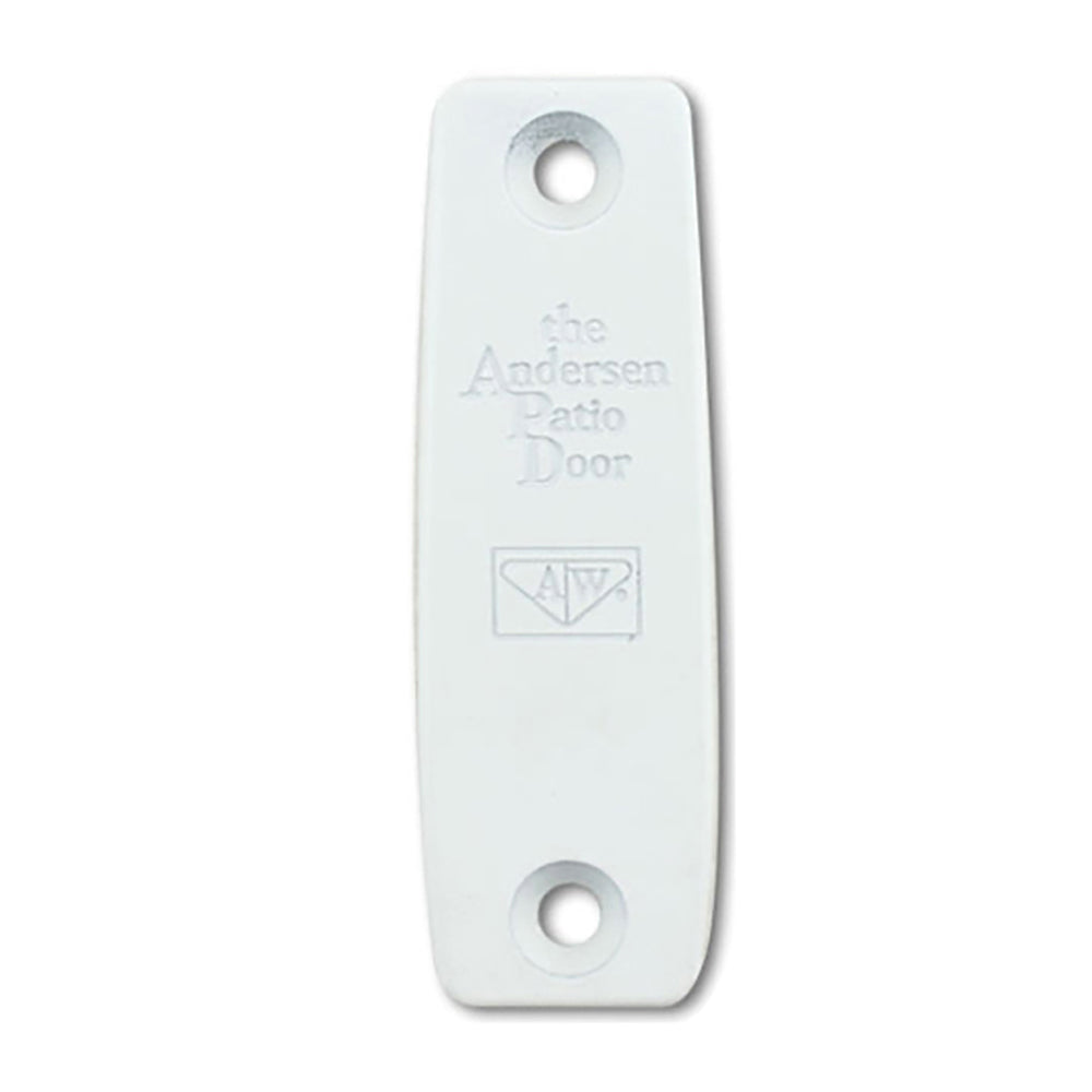 Andersen Gliding Door Trim Plate, Newbury Style - White - Andersen Gliding Door Trim Plate, Newbury Style - White