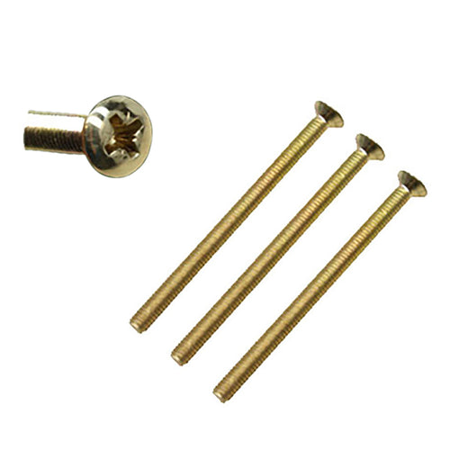 Hoppe 65mm Screw Pack for Back Plates – Dark Metallic Bronze – 3 Pack - Hoppe 65mm Screw Pack for Back Plates – Dark Metallic Bronze – 3 Pack