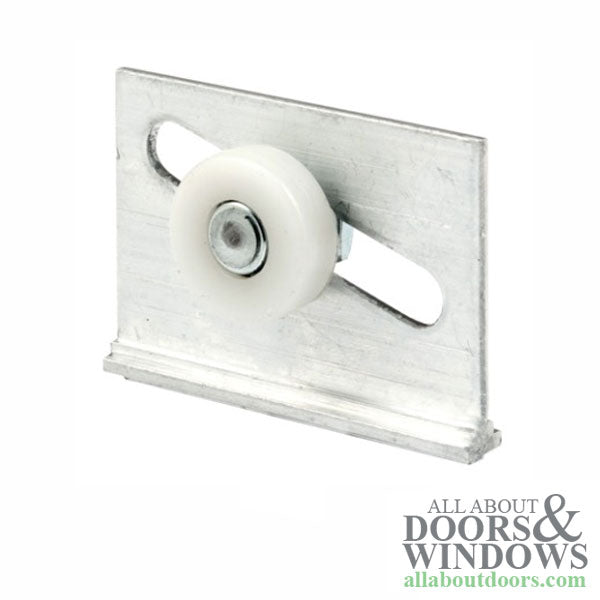 Shower door roller: 3/4 Flat Wheel w/ Bracket - Shower door roller: 3/4 Flat Wheel w/ Bracket