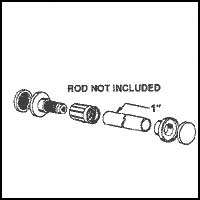 Electro-Plated Plastic Shower Rod Brackets