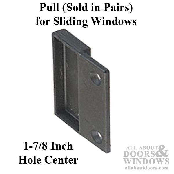 Pull - Vinyl Window Tilt Latch Hardware, Plastic - Black - Pull - Vinyl Window Tilt Latch Hardware, Plastic - Black