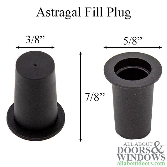 Astragal Fill Plug