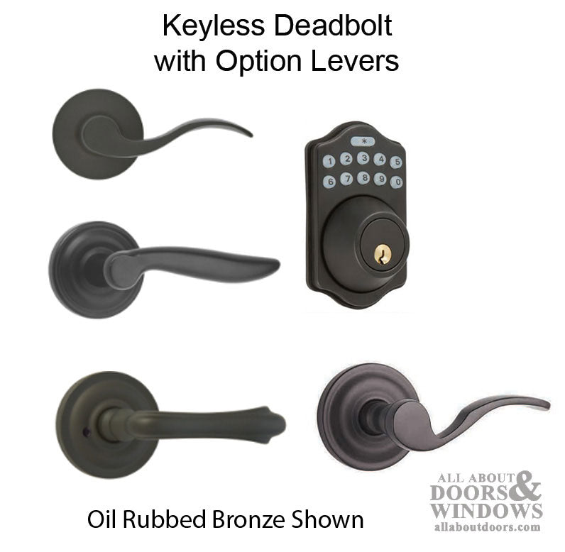 Keyless Multipoint Lock Deadbolt with Digital Keypad and Remote - Satin Nickel - Keyless Multipoint Lock Deadbolt with Digital Keypad and Remote - Satin Nickel