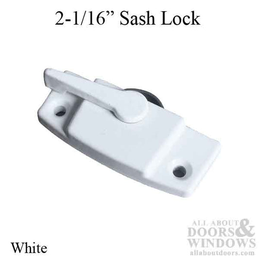 2-1/16" Sash Lock - White