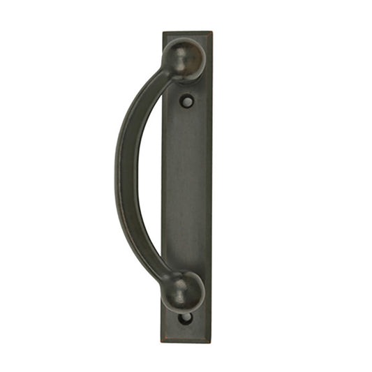 Andersen Yuma Gliding Door Handle - Left Interior/Right Exterior - Distressed Bronze
