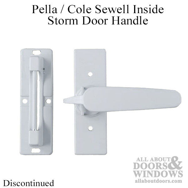 Pella / Cole Sewell  Inside Storm Door Handle - Discontinued - Pella / Cole Sewell  Inside Storm Door Handle - Discontinued