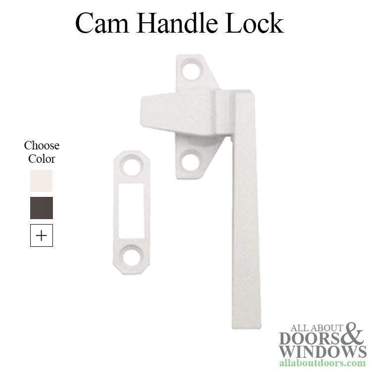 Cam Handle lock - 1-1/2 In Hole C-C - right - Choose Color - Cam Handle lock - 1-1/2 In Hole C-C - right - Choose Color