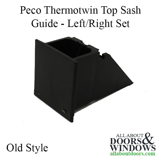 Peco Thermotwin Top Sash Guide (Old Style), Left/Right - Black - Peco Thermotwin Top Sash Guide (Old Style), Left/Right - Black