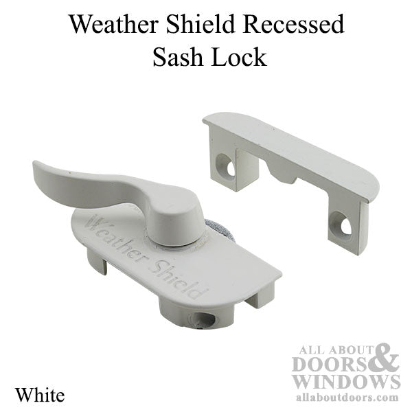 Weather Shield Recessed Sash Lock, 1-3/4