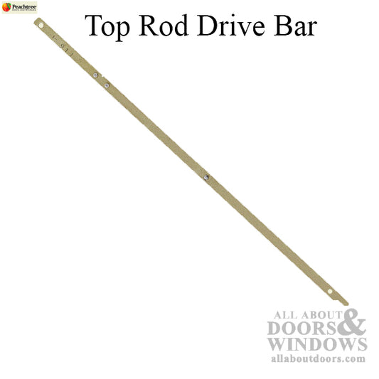 Auxiliary Locking Module Drive Bar / Rod, IPD 8-0 Door - Top