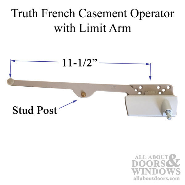 Weather Shield French Casement Operator with Limit Arm - Weather Shield French Casement Operator with Limit Arm