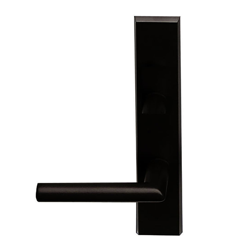 Marvin Contemporary Handle, Inactive / Dummy Ultimate Hinged French Door- Matte Black - Marvin Contemporary Handle, Inactive / Dummy Ultimate Hinged French Door- Matte Black