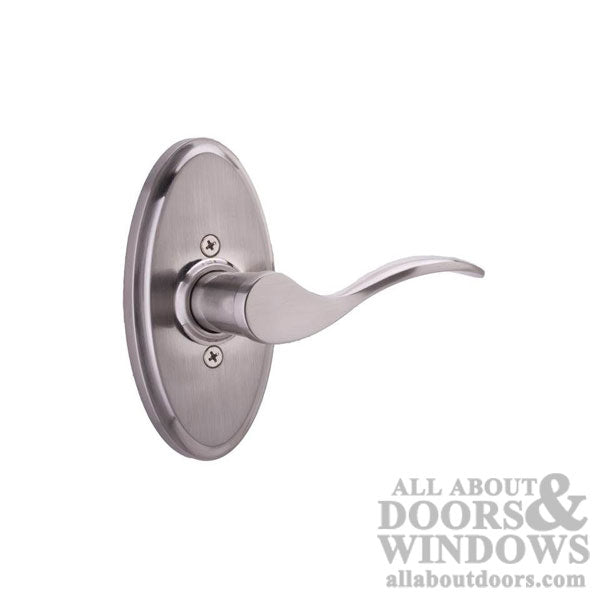 Weslock Bordeau Dummy Door Lever Oval Right Hand Satin Nickel Dummy Handle - Weslock Bordeau Dummy Door Lever Oval Right Hand Satin Nickel Dummy Handle
