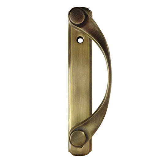 Andersen Newbury Gliding Door Single Handle - Right Interior/Left Exterior - Antique Brass