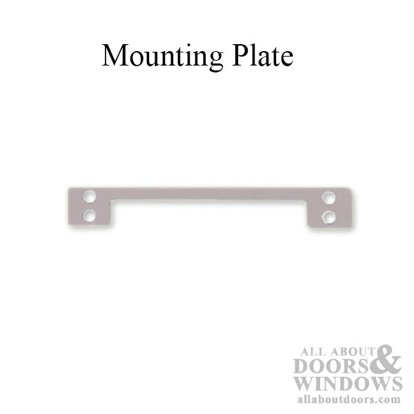 Mounting Plate/ Bracket, 4 hole, 3-7/16 multi-point sash lock - Mounting Plate/ Bracket, 4 hole, 3-7/16 multi-point sash lock