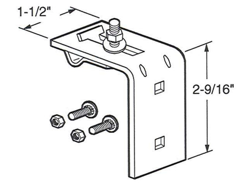 Top Fixture Bracket - Frantz Fiberglass Garage Door - Top Fixture Bracket - Frantz Fiberglass Garage Door