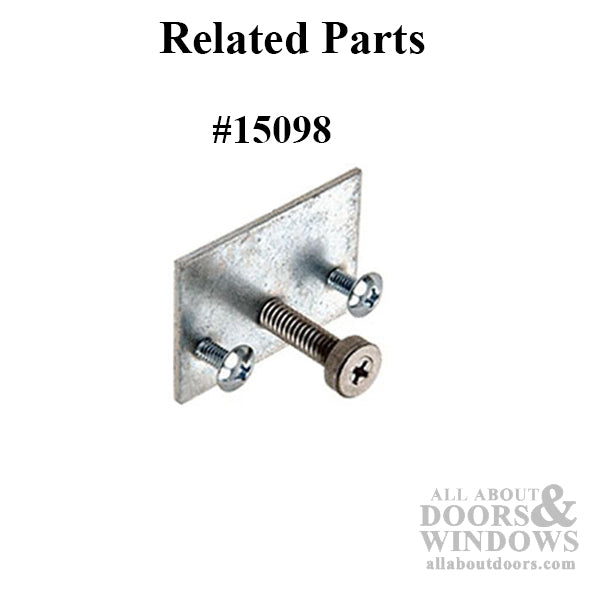 Mortise Lock - Sliding Patio Door, 45 Degree Keyway, Steel - Mortise Lock - Sliding Patio Door, 45 Degree Keyway, Steel