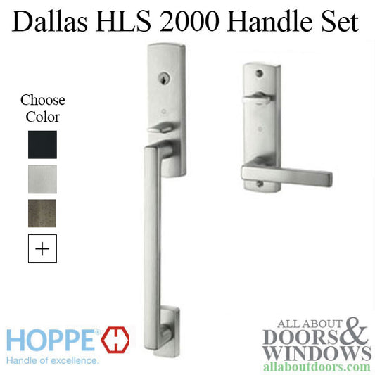 Hoppe HLS2000 Dallas Contemporary Entrance Handle Set