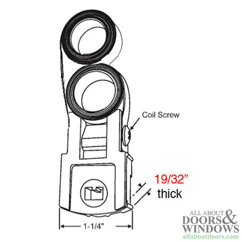 Constant Force Balance 1/2 inch Double Coil 8/840 Weight - Constant Force Balance 1/2 inch Double Coil 8/840 Weight