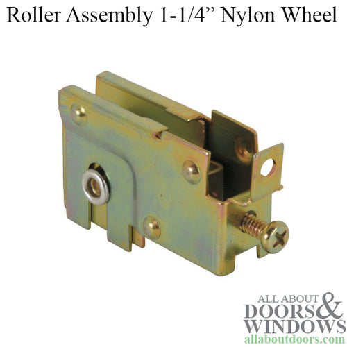 1-1/4 inch Nylon wheel, Roller Assembly - 1-1/4 inch Nylon wheel, Roller Assembly