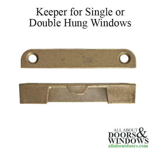 Sash Lock Keeper, Heartland Window - Choose Color