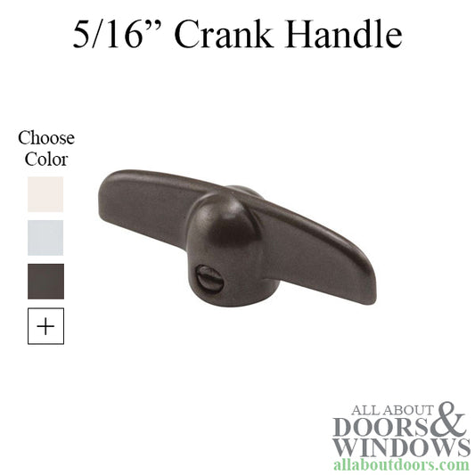 Crank Handle, 5/16 Inch Spline, T-Shape