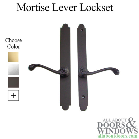 Mortise Lockset, Marks 2750 ThinLine, Full Trim, Fixed Dummy - Choose Color