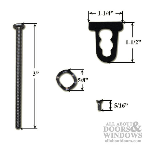 Sliding Door Handle Screw Package - 3