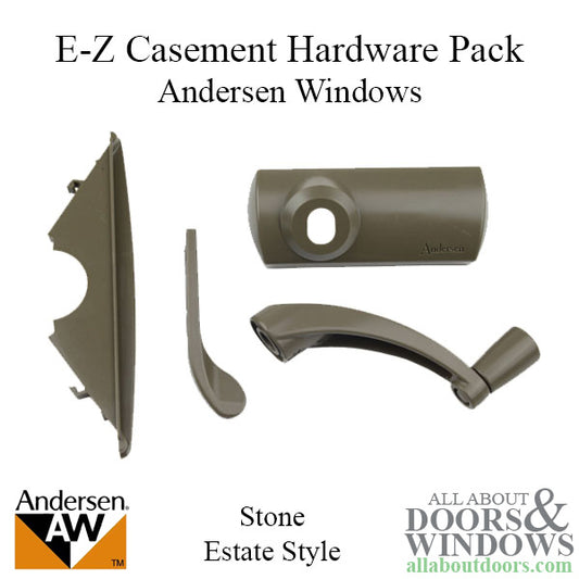 Andersen Casement Window Handle Hardware Pack With Lock and Cover