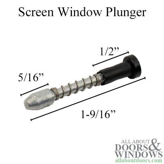 Screen Window Plunger, Nylon, 1-9/16"