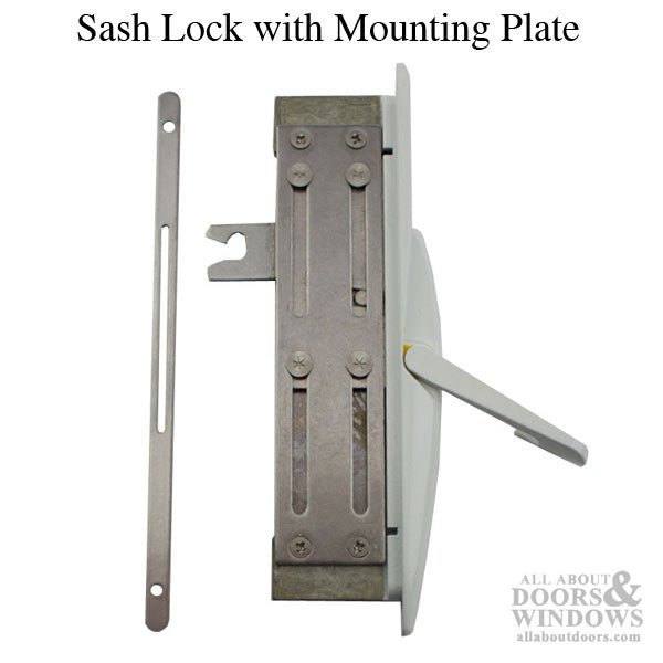 Casement Window Mounting Plates for Heavy Duty Sash Lock - Stainless Steel - Casement Window Mounting Plates for Heavy Duty Sash Lock - Stainless Steel