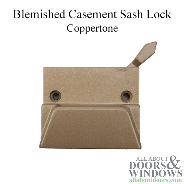 Blemished Non-Handed Casement Sash Lock - Coppertone - Blemished Non-Handed Casement Sash Lock - Coppertone