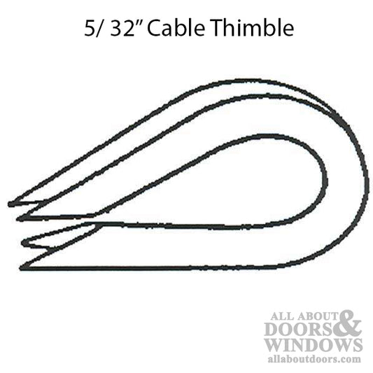 Cable Thimble - 5/32 Inch