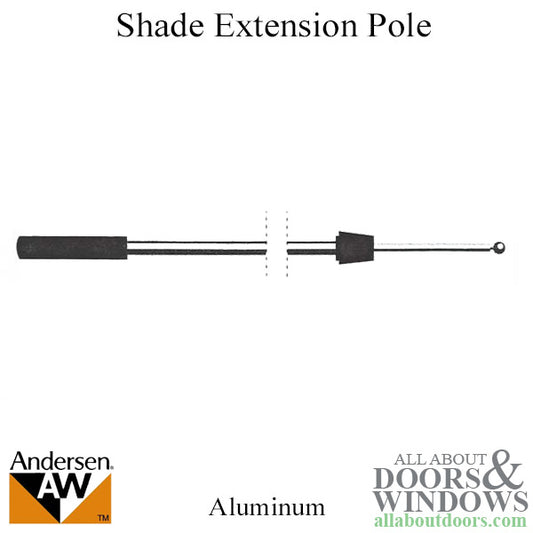 Extension Pole, Pleated Shade Roof Window - Aluminum