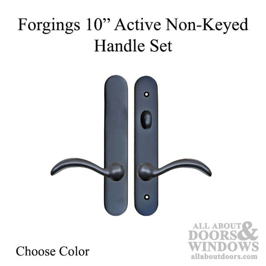 Forgings 10 Inch Round Top Handle Set Active Door Non-Keyed