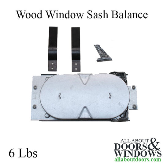 Side Mount Sash Balance, Wood Window - 6 Lbs