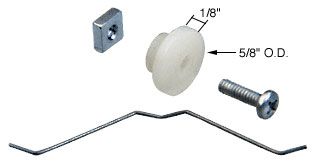 Spring Latch Assembly - Vinyl and Aluminum Sash Hardware, Nylon - Mill - Spring Latch Assembly - Vinyl and Aluminum Sash Hardware, Nylon - Mill