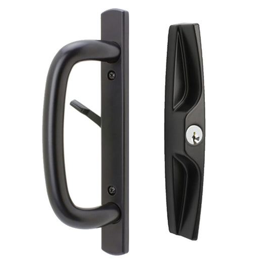 Veranda Keyed Sliding Patio Door Handle Set