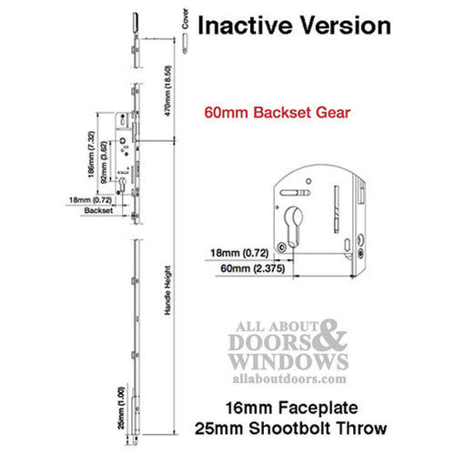 16mm Inactive Gear, 70/92, 36