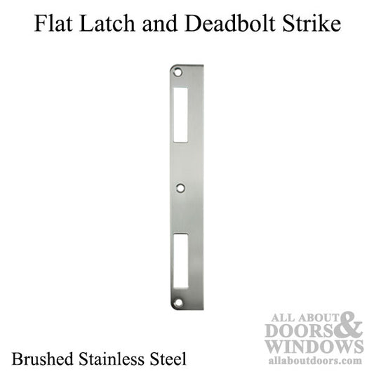 P3000 Active Latch and Deadbolt, Flat Strike Plate