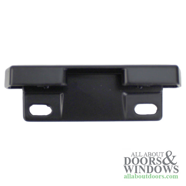 Norandex Sliding Patio Door Handle 6 5/8 Inch Hole Center Black Metal and Wood - Norandex Sliding Patio Door Handle 6 5/8 Inch Hole Center Black Metal and Wood