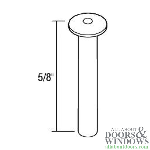 60 Series Channel Balance Rivet 5/8 Inch x 1/8 Inch - 60 Series Channel Balance Rivet 5/8 Inch x 1/8 Inch