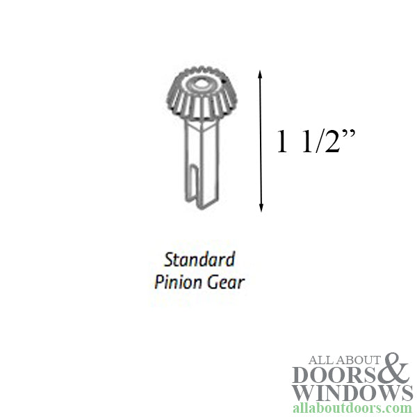 Pinion Gear For Interlock Intuition Sliding Patio Door Handle Standard Length - Pinion Gear For Interlock Intuition Sliding Patio Door Handle Standard Length