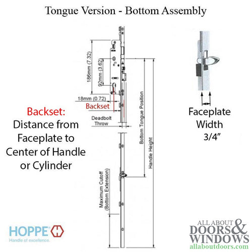 20mm Manual 60/92 Gear, Tongue at 26.42