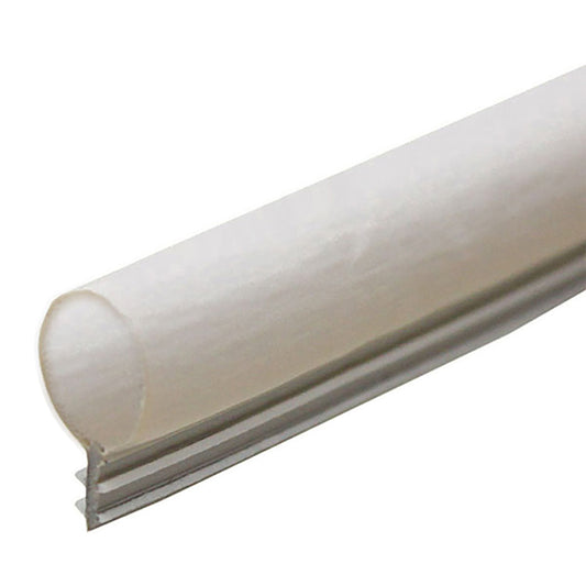 Weatherstrip For Doors and Windows Durable Seal .375 Inch Diameter Hollow Bulb White Weatherstrip