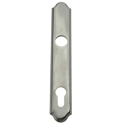 HOPPE Traditional Exterior Backplate M374N for Active Handlesets - Antique Nickel - HOPPE Traditional Exterior Backplate M374N for Active Handlesets - Antique Nickel