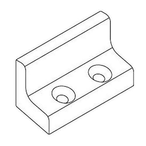 Andersen Tilt-Wash/Stormwatch Sill Bracket w/ Screws - Sandtone - Andersen Tilt-Wash/Stormwatch Sill Bracket w/ Screws - Sandtone