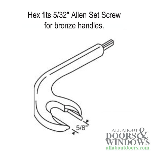 Custodial Handle for Commercial Buildings White Bronze - Custodial Handle for Commercial Buildings White Bronze