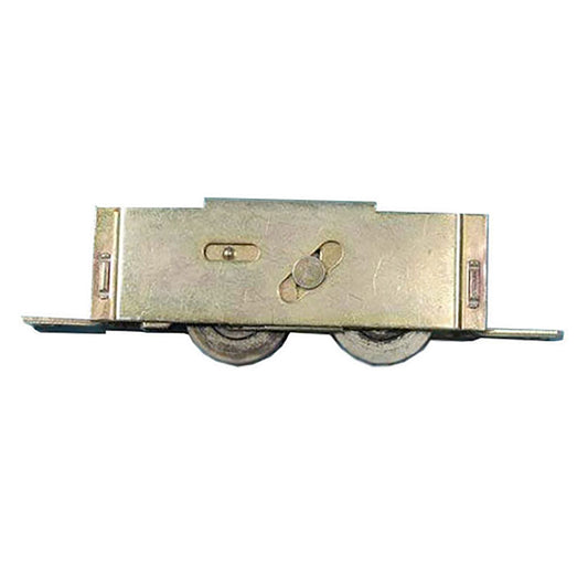 Door Roller With Flat Tab Housing Dual Wheel 1.25 Inch Roller For Sliding Patio Doors